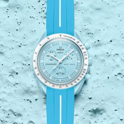 moon swatch uranus strap