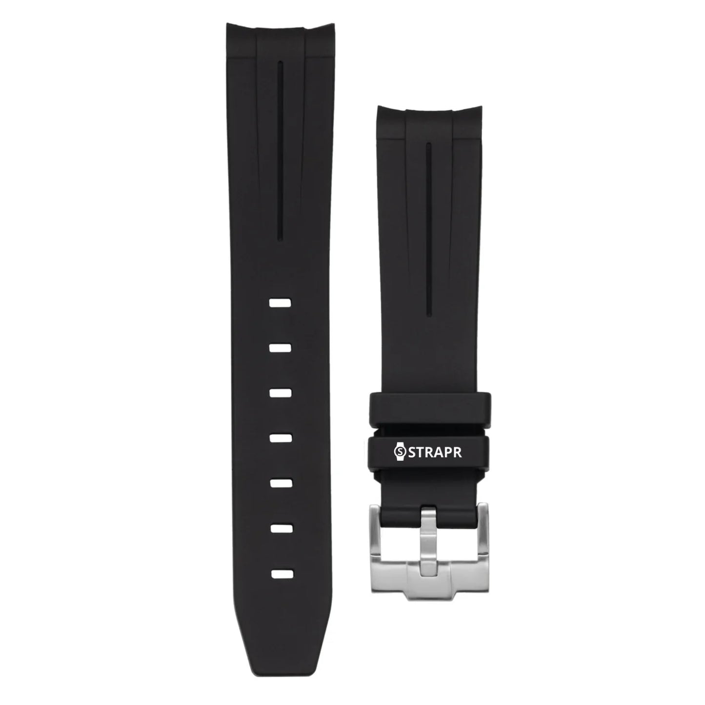 Bracelet strap Omega Swatch MoonSwatch noir
