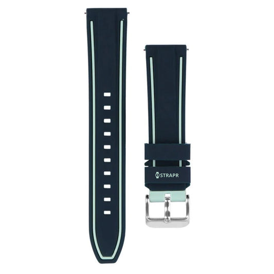 Bracelet strap Omega Swatch MoonSwatch bleu