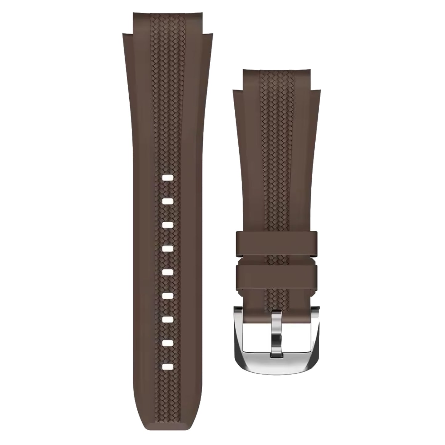 Brede Horlogebandje Omega x Swatch Moonswatch - Bruin