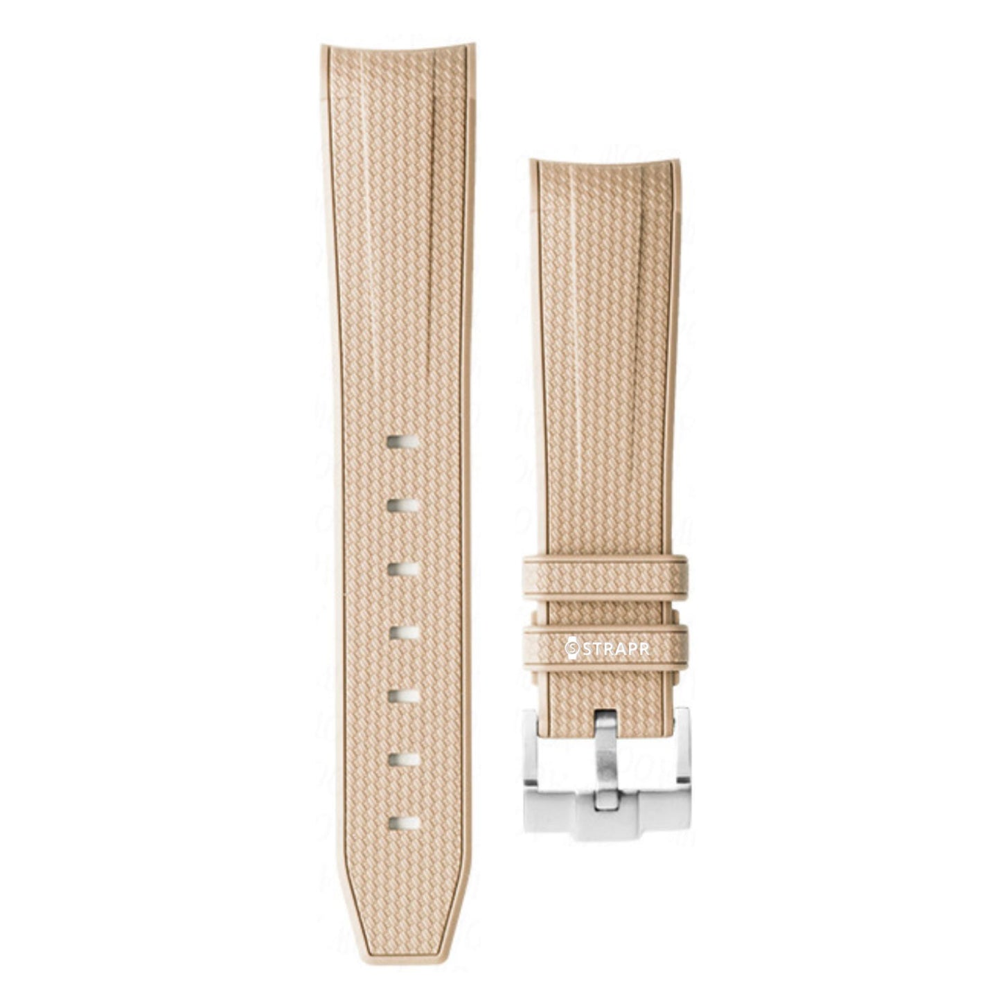 Bracelet strap Omega Swatch MoonSwatch marron