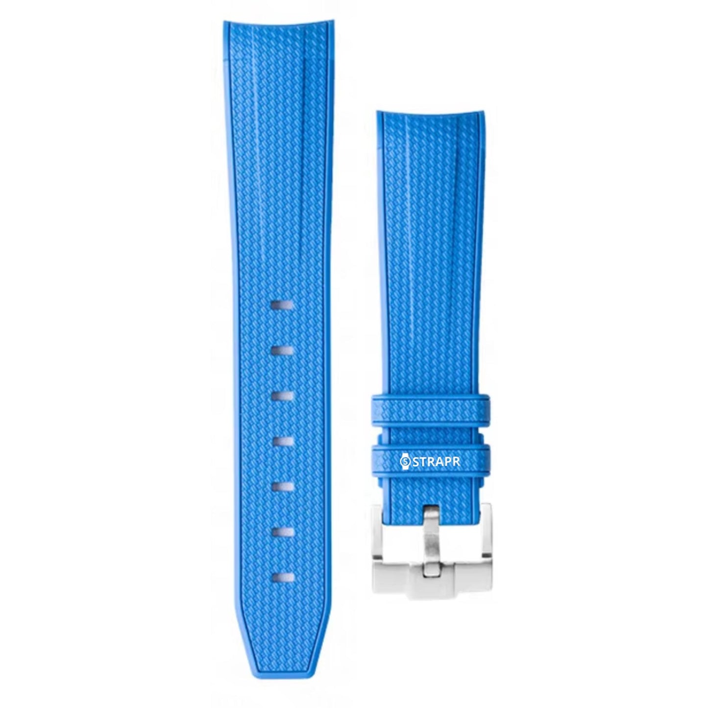 Armband strap Omega Swatch MoonSwatch blau