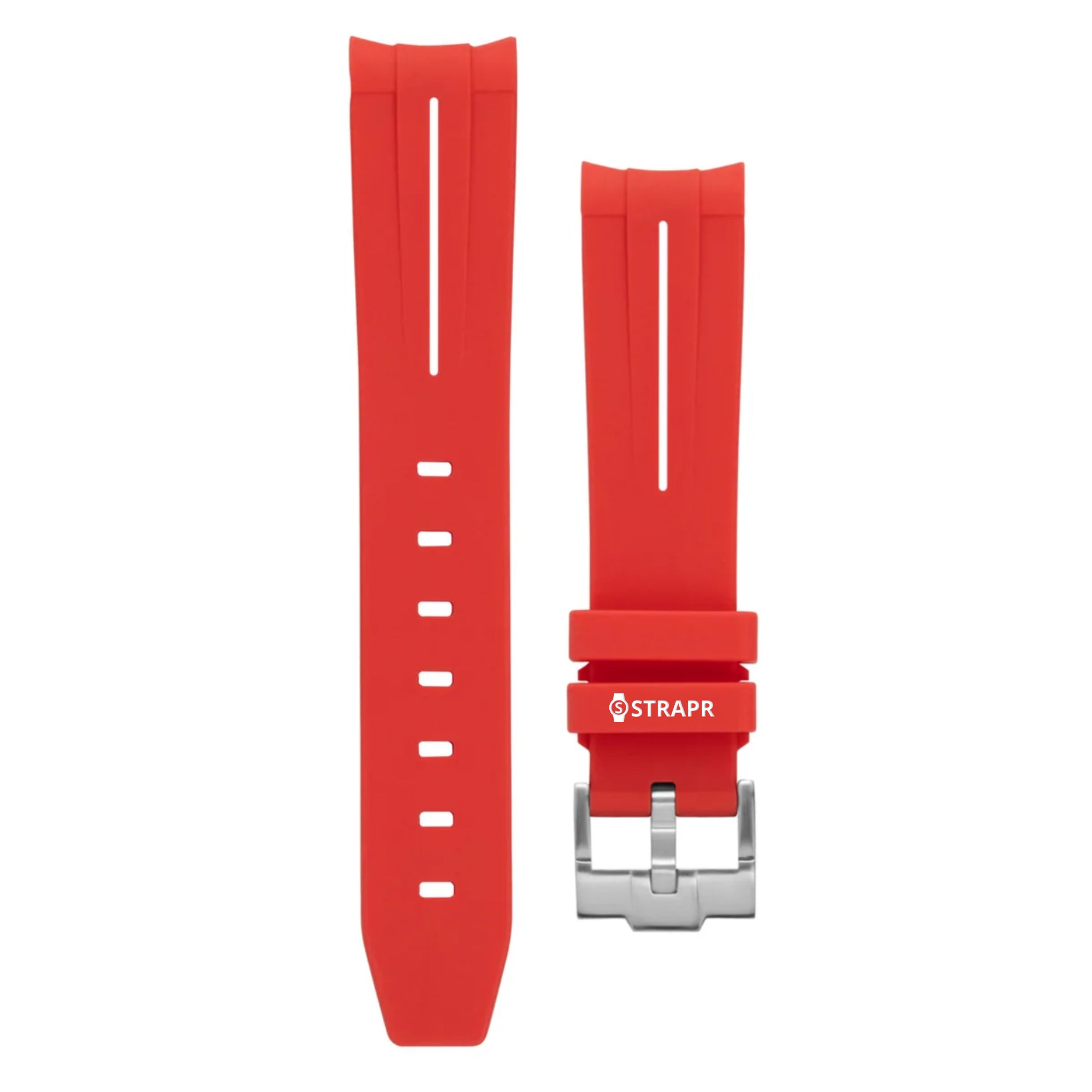 Strap Swatch Omega Moonswatch - Red & White – Strapr