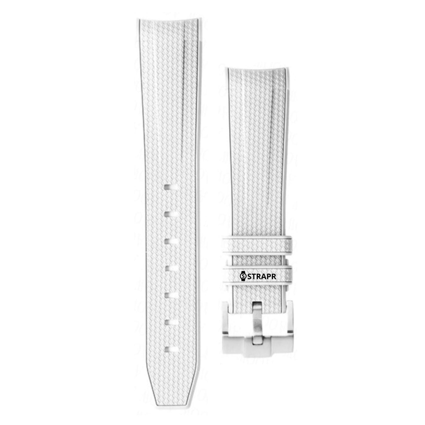 Omega Swatch MoonSwatch cinturino strap bianco