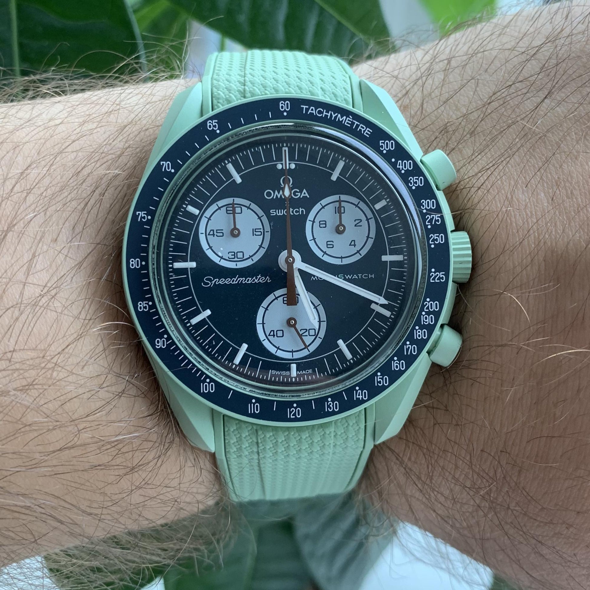 MoonSwatch strap green