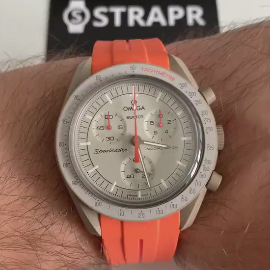 Horlogebandje Omega x Swatch Moonswatch - Oranje