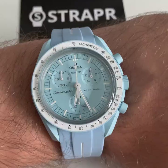 Horlogebandje Omega x Swatch Moonswatch - Hemelsblauw
