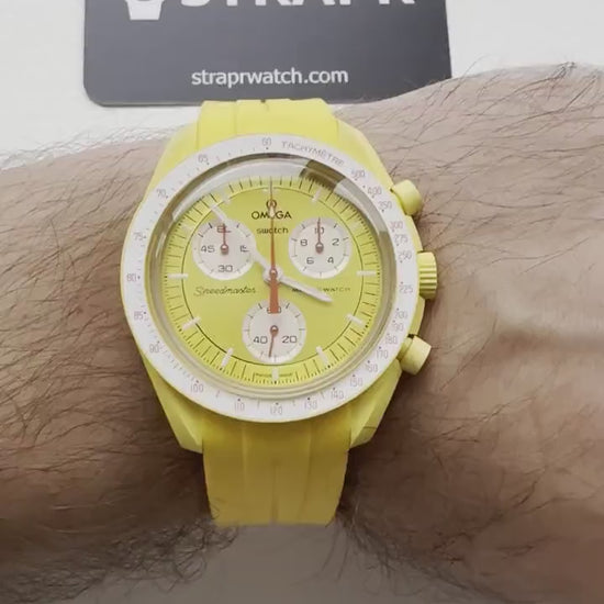 Omega Swatch MoonSwatch strap yellow