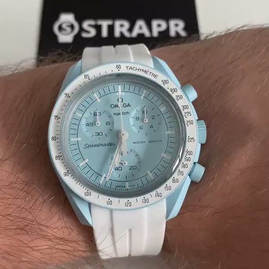 Horlogebandje Omega x Swatch Moonswatch - Wit